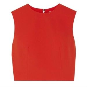 Alice + Olivia Klynn Cropped Sleveless Top